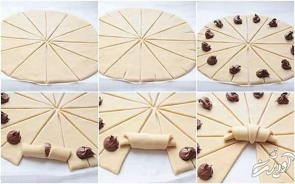 طرز تهیه نان کروسان مناسب صبحانه و عصرانه دستور پخت کروسان